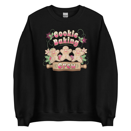[ID: 145-G415] Cookie Baking Crew Unisex Crew Neck Sweatshirt
