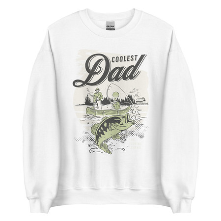 [ID: 145-G419] Coolest Dad Unisex Crew Neck Sweatshirt