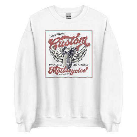 [ID: 145-G445] custom motorcycle  Unisex Crew Neck Sweatshirt