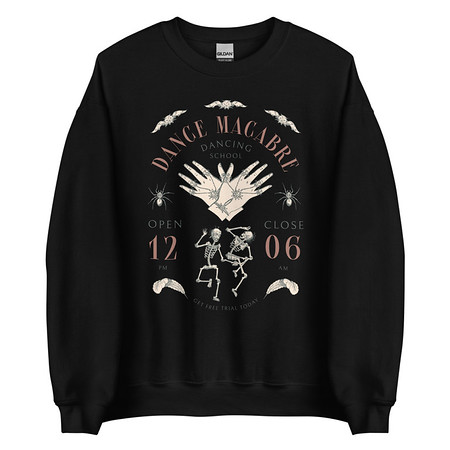 [ID: 145-G465] Dance Macabre - Dancing School Unisex Crew Neck Sweatshirt