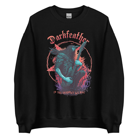 [ID: 145-G468] DARKFEATHER Unisex Crew Neck Sweatshirt