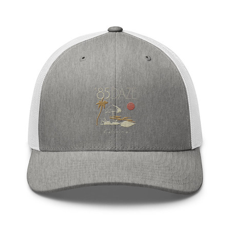 [ID: 252-G1] '85 Daze California Retro Trucker Hat