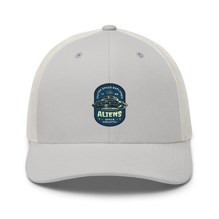 [ID: 252-G40] Aliens Outer Space Explorer - UFO Retro Trucker Hat