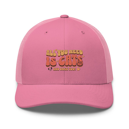 [ID: 252-G52] All You Need Retro Trucker Hat