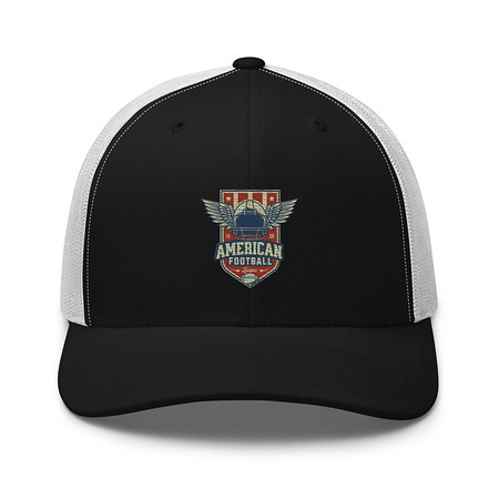 [ID: 252-G70] American Football League - Sports Helmet Retro Trucker Hat