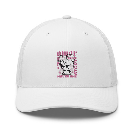 [ID: 252-G77] Amor Retro Trucker Hat