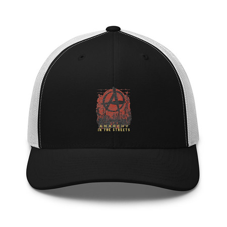 [ID: 252-G78] Anarchy In The Street Retro Trucker Hat