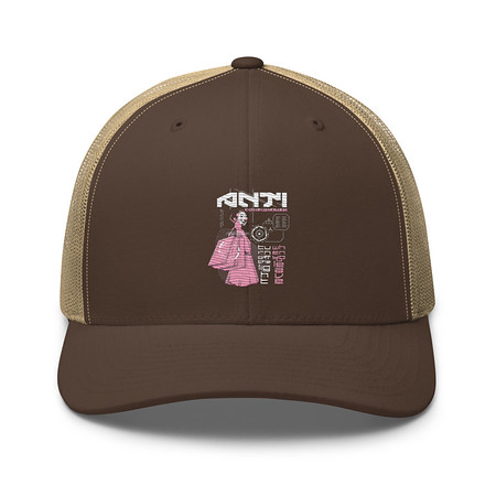 [ID: 252-G91] Anti Consumerism - Futuristic Retro Trucker Hat