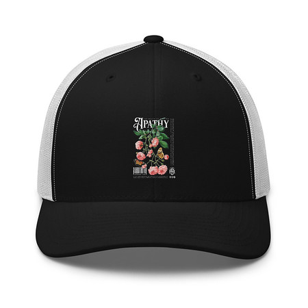 [ID: 252-G95] Apathy Retro Trucker Hat
