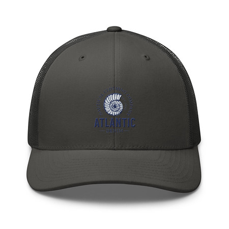 [ID: 252-G113] Atlantic Denim - Nautical Retro Trucker Hat