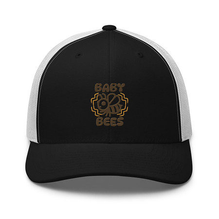 [ID: 252-G122] Baby Bees - Cute Insect Retro Trucker Hat