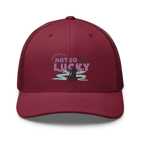 [ID: 252-G127] Bad Luck Kitty - Halloween Retro Trucker Hat