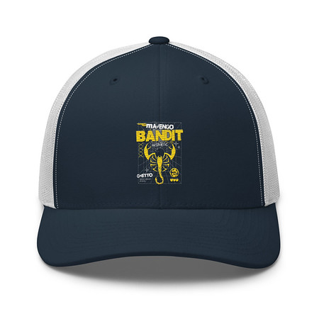 [ID: 252-G138] Bandit Aesthetic - Scorpion Retro Trucker Hat