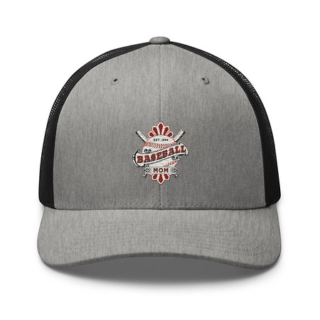 [ID: 252-G144] Baseball Mom Retro Trucker Hat