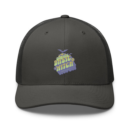 [ID: 252-G146] Basic Witch - Halloween Retro Trucker Hat