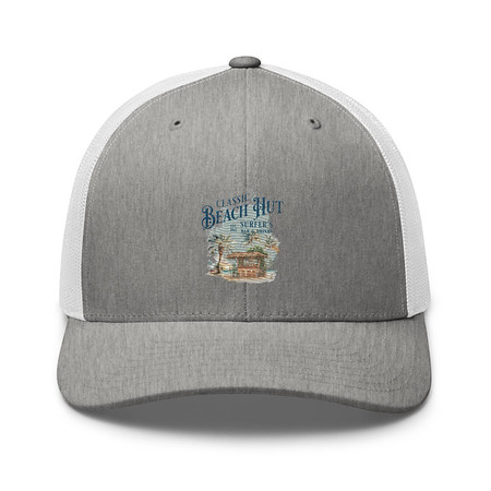 [ID: 252-G166] Beach Hut Retro Trucker Hat