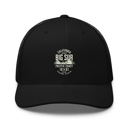 [ID: 252-G204] Big Sur - Outdoor Mountain Retro Trucker Hat