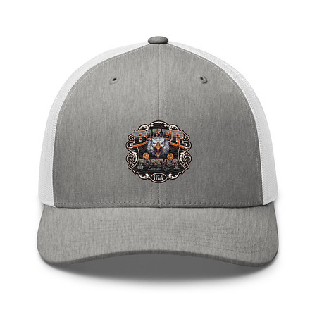 [ID: 252-G208] biker forever Retro Trucker Hat