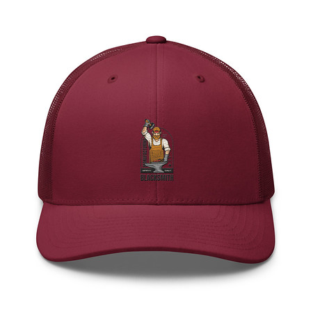 [ID: 252-G232] Blacksmith Workshop - Metalwork Retro Trucker Hat