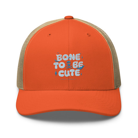 [ID: 252-G250] Bone To Be Cute - Halloween Retro Trucker Hat