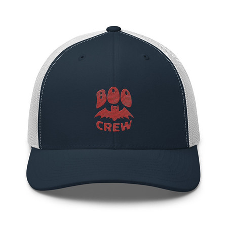 [ID: 252-G252] Boo Crew Retro Trucker Hat