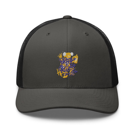 [ID: 252-G282] Break the Rules Graffiti - Spray Paint Retro Trucker Hat