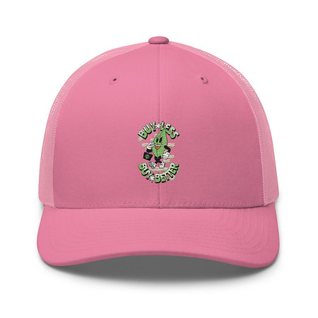 [ID: 252-G303] Buy Less- Buy Better Retro Trucker Hat
