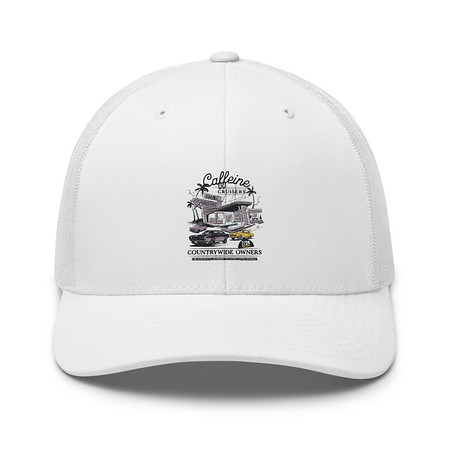 [ID: 252-G308] Caffeine Cruisers Retro Trucker Hat