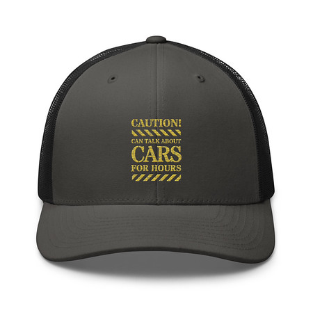 [ID: 252-G351] Caution Signs - Yellow Traffic Sign Retro Trucker Hat