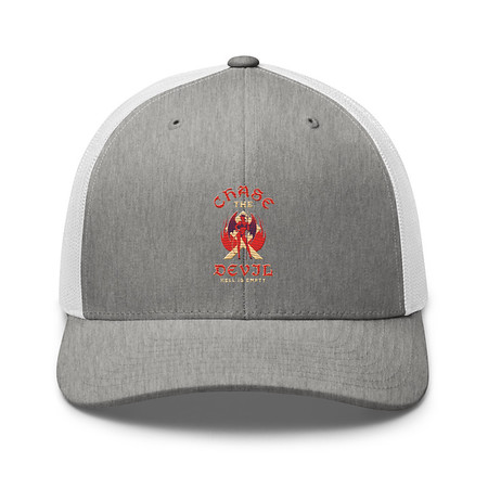 [ID: 252-G359] Chase The Devil Retro Trucker Hat