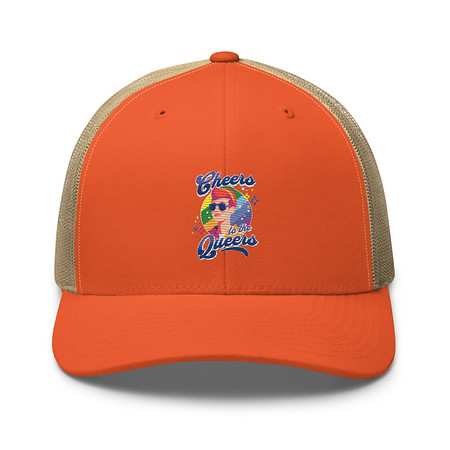 [ID: 252-G362] Cheers to the Queers Retro Trucker Hat