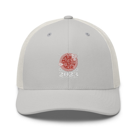 [ID: 252-G368] Chinese Lunar Year - Rabbit Retro Trucker Hat