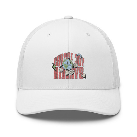 [ID: 252-G372] Choose Joy Always Retro Trucker Hat