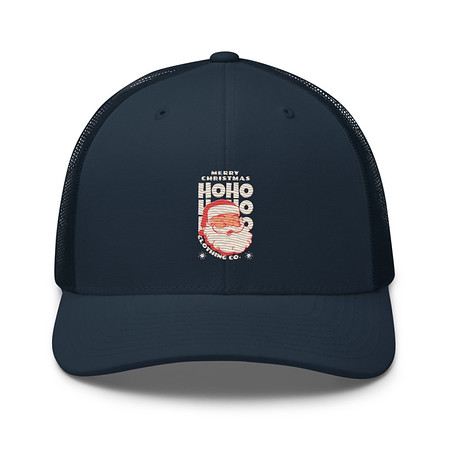 [ID: 252-G374] Christmas Season - Santa Claus Retro Trucker Hat
