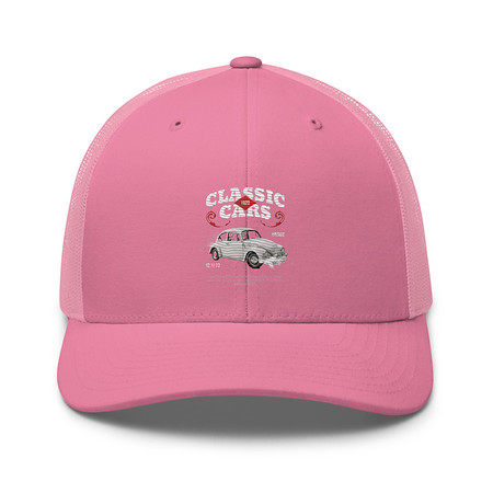 [ID: 252-G382] Classic Cars Retro Trucker Hat