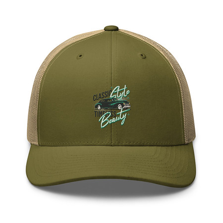 [ID: 252-G386] Classic Style Timeless Beauty Retro Trucker Hat