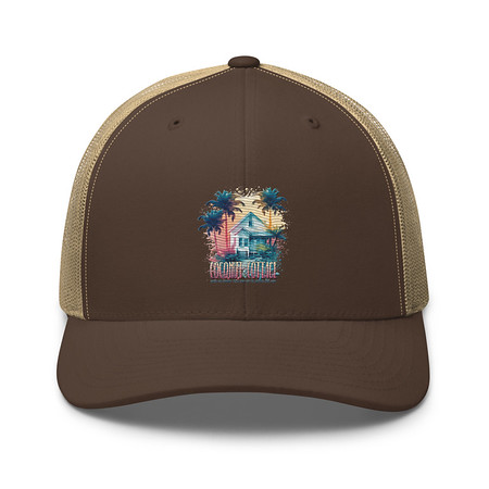 [ID: 252-G391] Coconut Cottage Retro Trucker Hat