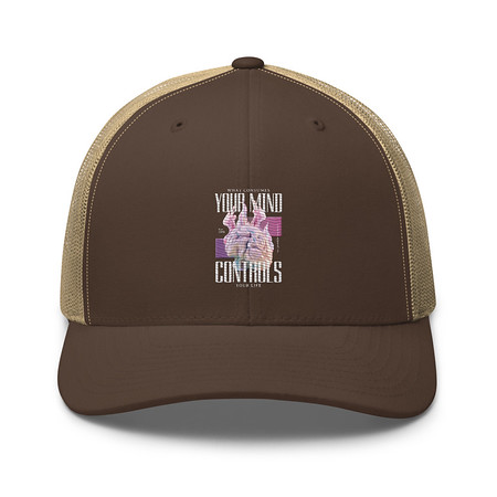 [ID: 252-G414] Control your Mind Retro Trucker Hat
