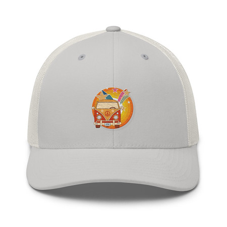 [ID: 252-G429] Crafted in Kittl Retro Trucker Hat