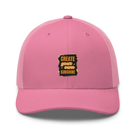 [ID: 252-G432] Create your own Sunshine Retro Trucker Hat
