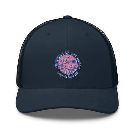 [ID: 252-G435] Creature of the Ocean Retro Trucker Hat