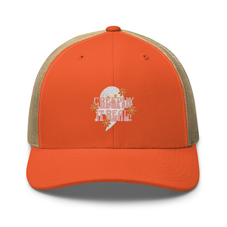 [ID: 252-G436] Creepin' It Real - Halloween Retro Trucker Hat