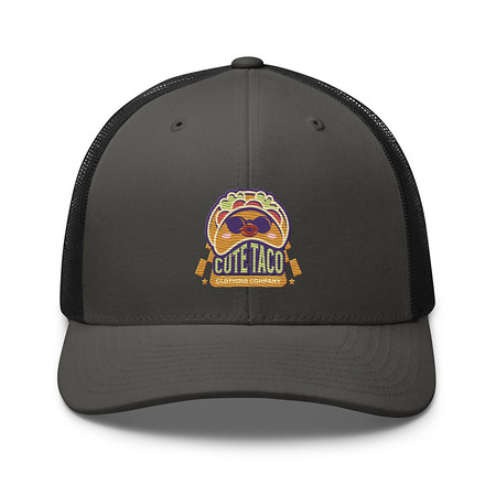 [ID: 252-G454] Cute Taco - Colorful Mexican Tortilla Retro Trucker Hat