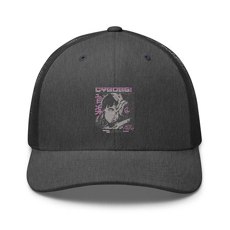 [ID: 252-G459] Cyborg - Y2k Style Retro Trucker Hat