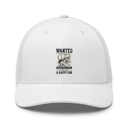 [ID: 252-G461] Dad Wanted Retro Trucker Hat