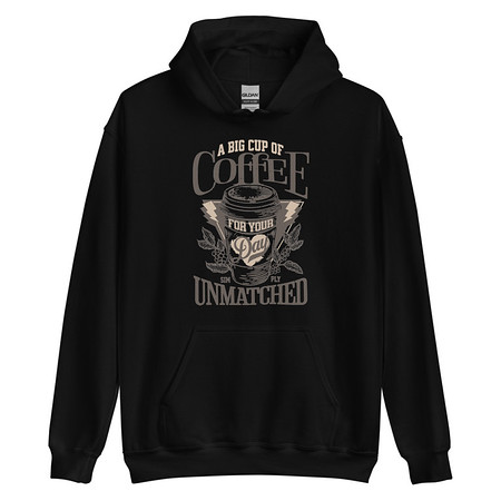 [ID: 146-G15] A Big Cup of Coffee Unisex Heavy Blend Hoodie