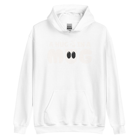 [ID: 146-G17] A Hug in a Mug - Funny Cartoon Unisex Heavy Blend Hoodie
