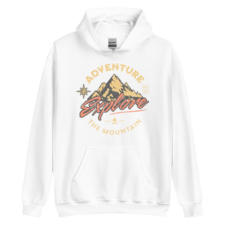 [ID: 146-G30] Adventure Explore The Mountain Unisex Heavy Blend Hoodie