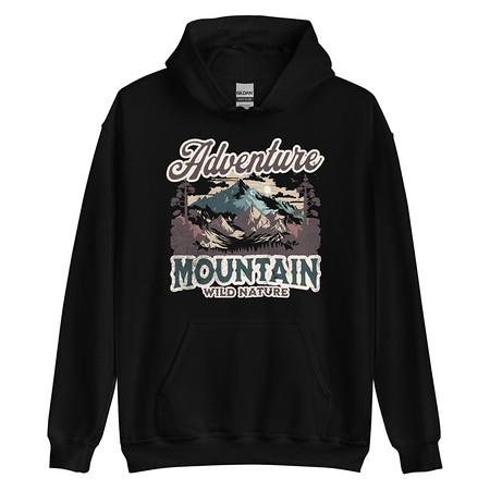 [ID: 146-G31] Adventure Mountain Wild Nature Unisex Heavy Blend Hoodie