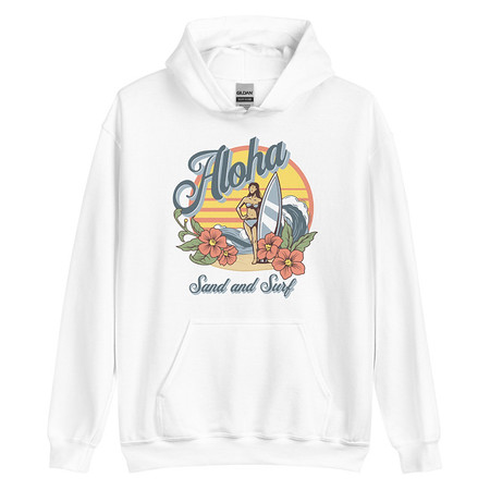 [ID: 146-G53] Aloha Unisex Heavy Blend Hoodie